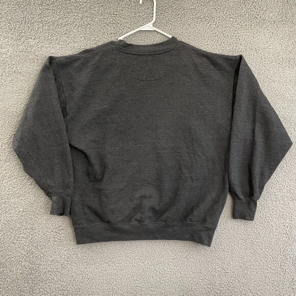 Cadre Sweatshirt Men L Charcoal Blank Pullover - Picture 5 of 9